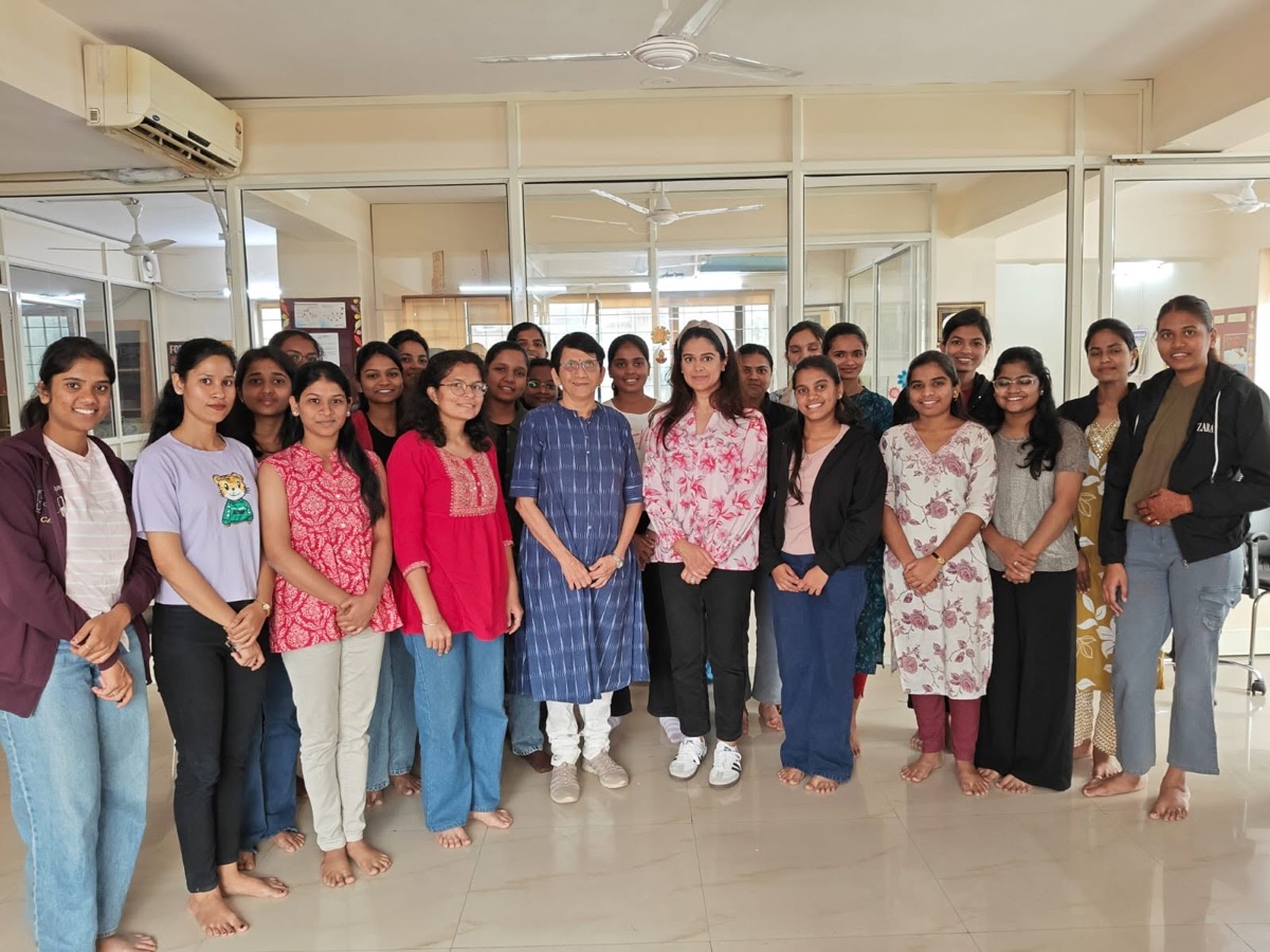 Aatmaja Foundation — young women scholars with Dr. Priti Rao